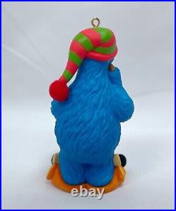Carlton Cards Sesame Street Cookie Monster for Santa Slippers Stocking Hat