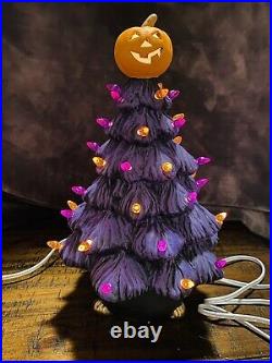 Ceramic halloween tree decorations