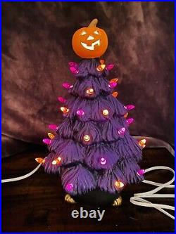 Ceramic halloween tree decorations