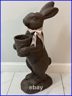 Chocolate Easter Bunny With a Basket 36'' Outdoor/Indoor Decor