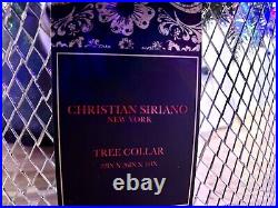 Christian Siriano Diamond Mirrored Mosaic Tree Collar Imperfect Stunning Unique