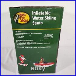 Christmas Bass Pro Shops 14 ft Water Skiing Santa & Reindeer Inflatable NIB