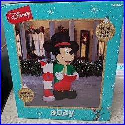 Christmas Disney 7 ft Mickey Mouse Noel Airblown Inflatable NEW NIB 2023