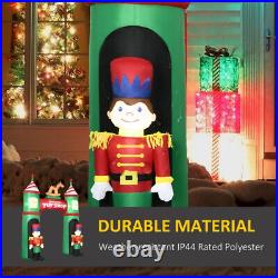 Christmas Inflatable Archway with 2 Nutcracker Soldiers Outdoor Christmas Decor