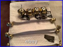 Christmas Placemats Sweater Knit w Bells (4) Bell Placecard Holders (4) New