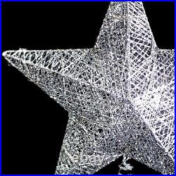Christmas Star Tree Topper / 8-function Led Lights / Extra-large Size