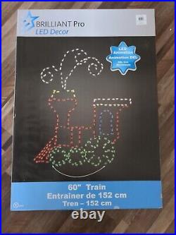 Christmas Train Productworks 60 LED Lighted Brilliant Pro LED Decor New