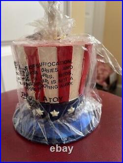 Christopher Radko 36 4th of July Feather Tree New in Box RARE