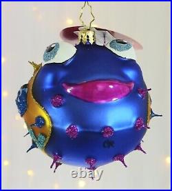 Christopher Radko NEW All Puffed Up Fish 1021110 Christmas Ornament