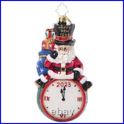 Christopher Radko NEW COUNTING DOWN TO 2023 Christmas Ornament 1021350