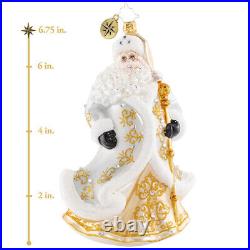 Christopher Radko NEW GLEAMING IN GOLDEN RADIANCE Christmas Ornament 1020612