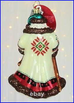 Christopher Radko NEW Woodland Magic Santa 1021124 Christmas Ornament