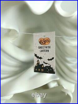 Cracker Barrel Exclusive 2023 Halloween White Resin Ghost with Lantern, 18