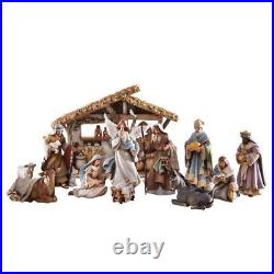 Deluxe Full Color Bethlehem Nights Holy Family 12 Piece Nativity Set 12 In