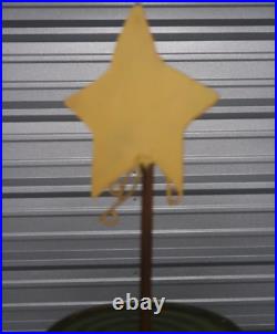 Dept 56 Hip Christmas Tree 3-tier Cake/treat Metal Stand With Star Almost 3ft Ex