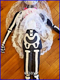 Dia Los Muertes Poseable Bride Day of the Dead Doll 42 Tall Halloween EUC