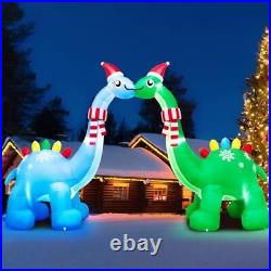 Dinosaurios Arcos Inflables De Navidad Gigantes 12 Pies Para Exterior En Oferta