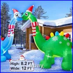 Dinosaurios Arcos Inflables De Navidad Gigantes 12 Pies Para Exterior En Oferta