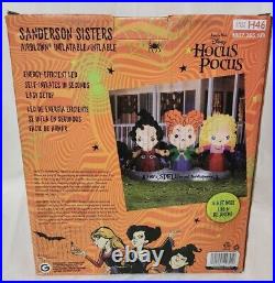 Disney Hocus Pocus Sisters Scene Inflatable Halloween Decoration -6.5ft Wide
