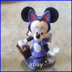 Disney Mickey & Minnie Mouse Led Light Up Halloween Garden Statue Set Nwt
