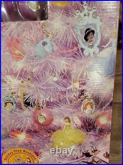 Disney PRINCESS Holiday Activity Christmas Tree Lavender Ornaments 3' NEW BOXED