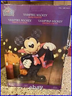 Disney Traditions Jim Shore Vampire Mickey Mouse Figurine Statue 17-BRAND NEW