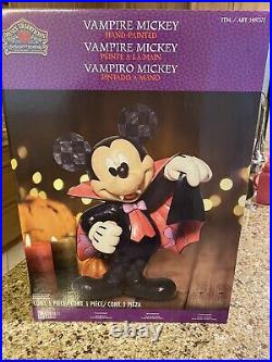 Disney Traditions Jim Shore Vampire Mickey Mouse Figurine Statue 17-BRAND NEW