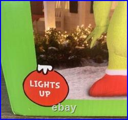 Dr. Seuss The Grinch Stole Christmas 10 Foot Giant Fuzzy Plush Inflatable NEW