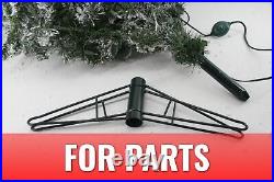 FOR PARTS Fraser Hill Farm Mountain Pine Snow Flocked Christmas Tree Lights
