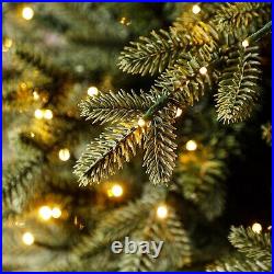 (FULL) 7.5 ft. Grand Duchess Balsam Fir LED Pre-Lit Artificial Christmas Tree