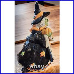 Fitz and Floyd HALLOWEEN HARVEST WITCH Vintage/Discontinued