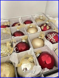 Frontgate Christmas Holiday Collection Ornaments Lot Of 20 Balls Sphere
