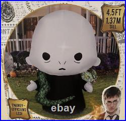 Gemmy Halloween Inflatable Set of 4 (HARRY POTTER-RON-HERMIONE-VOLDEMORT) 4.5ft