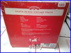 Gemmy Holiday Time Santa In Red Vintage Truck Inflatable New Fast/free Shipping