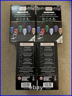 Gemmy Orchestra of Lights 24-Count 23-ft Multi-function LED C9- 4 PACK