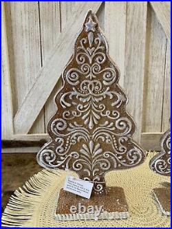Gingerbread Lace Slim Trees by Valerie Par Hill (2 Tree Set)- Gorgeous! NEW