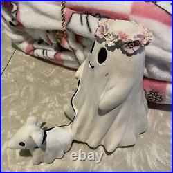 Goblin & Ghoul Small Ghost Walking Dog Rachel Roy Blanket Halloween Decor Spooky