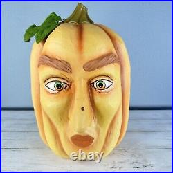 Grandin Road Set Of 3 Expression Pumpkins