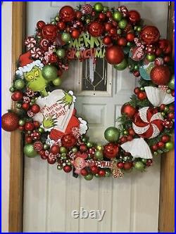 Grinch christmas wreath