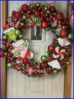 Grinch christmas wreath