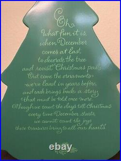 Hallmark Christmas At Last Advent Countdown Calendar Ornament Tree 2005 Read