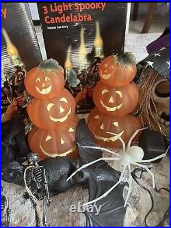 Halloween Decorations and Figurines Lot of 13 Items