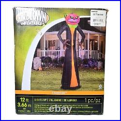 Halloween Gemmy 12 ft Phantasm Pumpkin Reaper Airblown Yard Inflatable Big Huge
