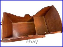 Hand Made Wooden Sleigh Vintage 1998 Replica 1800s Christmas 15x8.5x7 OOAK