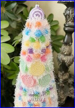Handmade Unique 17 Sweet Candy Cruch Christmas Tree Centerpiece Holiday Decor