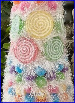 Handmade Unique 17 Sweet Candy Cruch Christmas Tree Centerpiece Holiday Decor