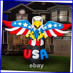 Holidayana 4th of July Inflatable 6ft USA Eagle. Patriotic SCREAMING EAGLE