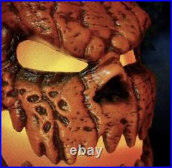 Home Accents Holiday 21 in. Halloween Grimacing Jack-O-Lantern (2-Pack) In Hand