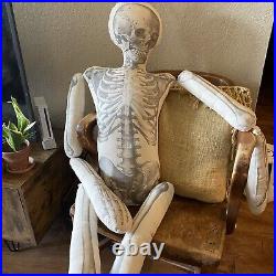 John Derian Long Lost Friend Skeleton Pillow for Target Threshold Halloween
