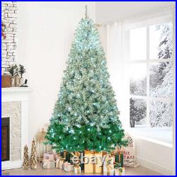 Katlot 7.6FT Pre-Light Christmas Tree, Artificial Green, 300 LED & 1400 Tips